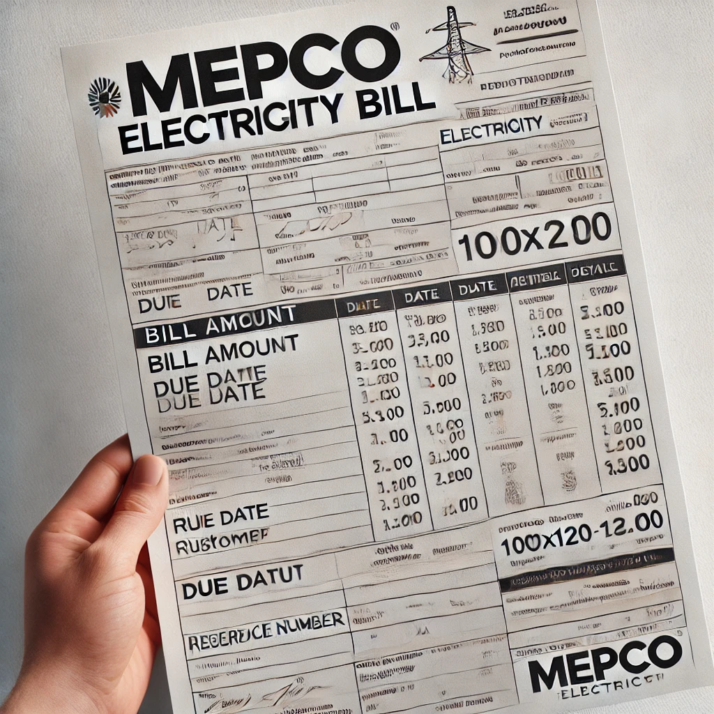 mepco duplicate bill